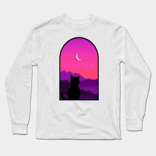 Karma is a Cat Long Sleeve T-Shirt